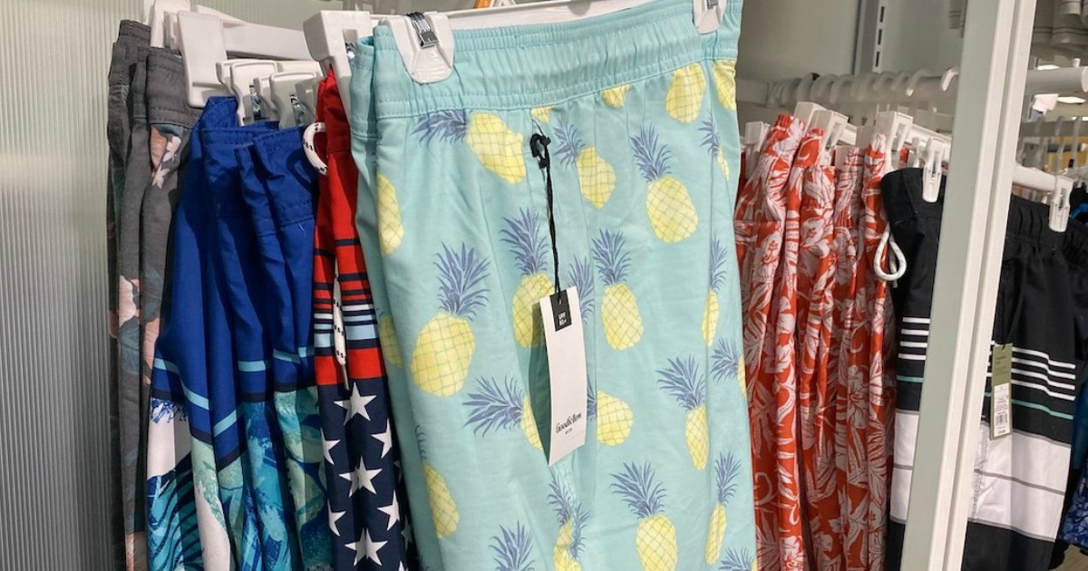 target mens swimwear