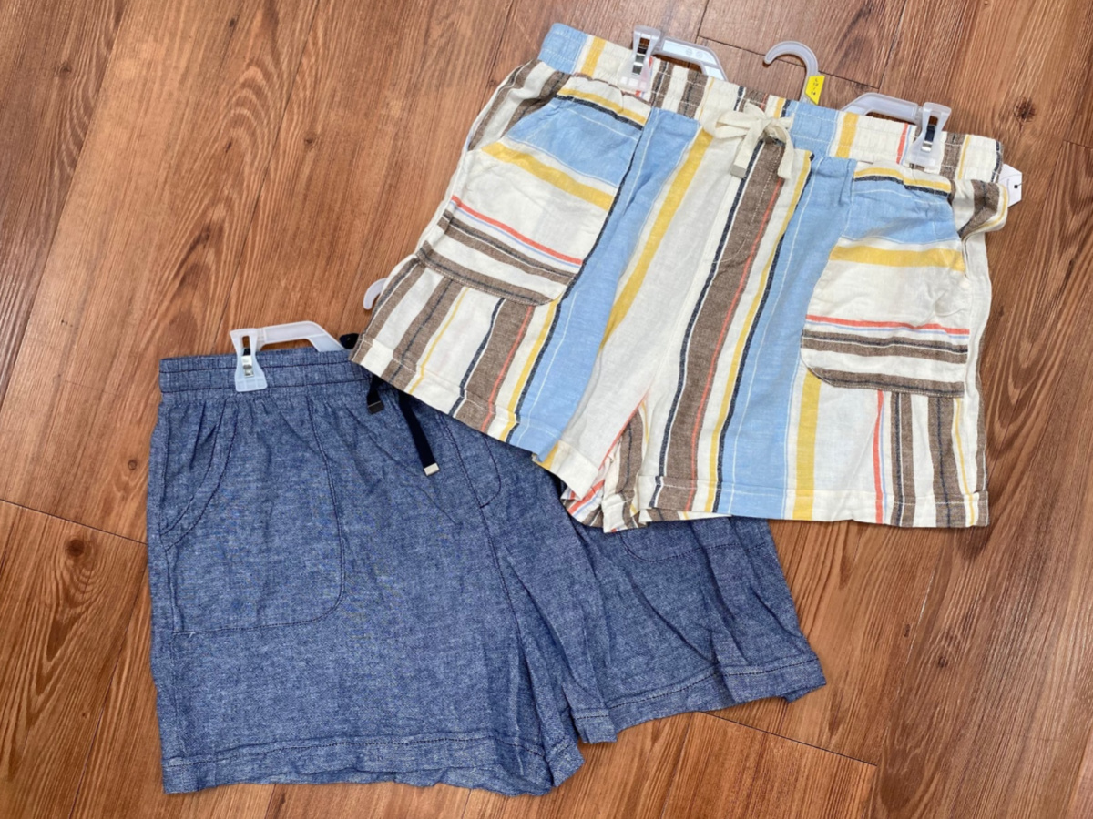 walmart time and tru linen shorts