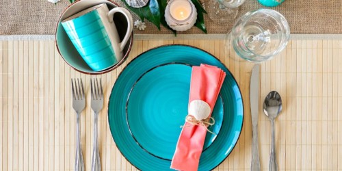 Stoneware Dinnerware Collection Only $1 at Dollar Tree | Microwave & Dishwasher Safe