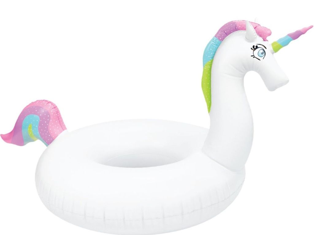 unircorn shaped pool float