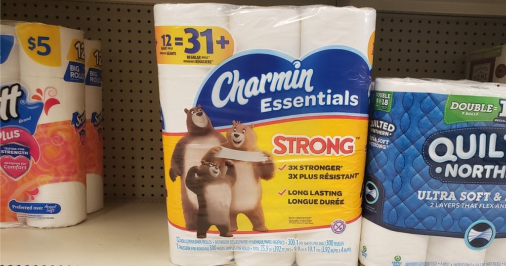 charmin essentials toilet paper in store