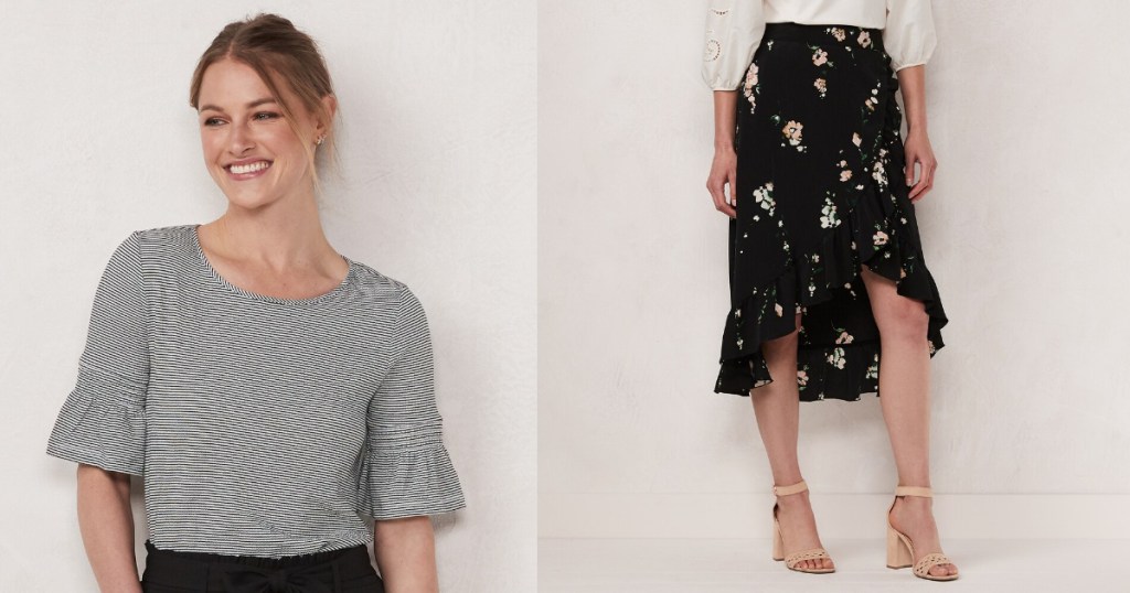 lauren conrad apparel smock and skirt
