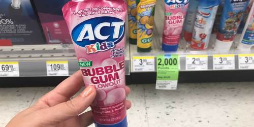 New $1/1 Act Coupon = Kids Toothpaste Only $1.33 Each at Walgreens