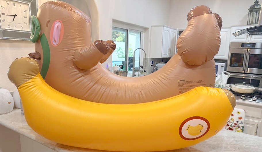 Giant Ride On Pool Float w/ Sprinkler Only $20.49 Shipped on Amazon (Reg. $41)