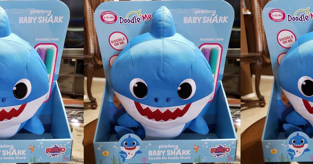 Daddy shark clearance doll