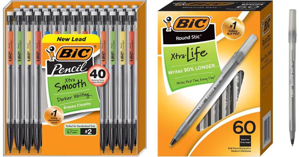 stock images of bic mechanical pencils and pens