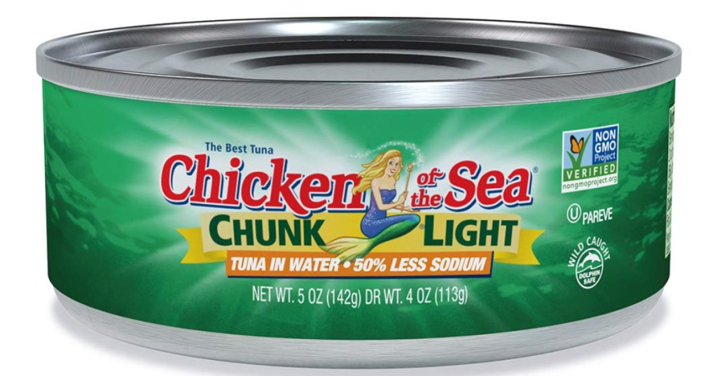 chicken of the sea tuna can