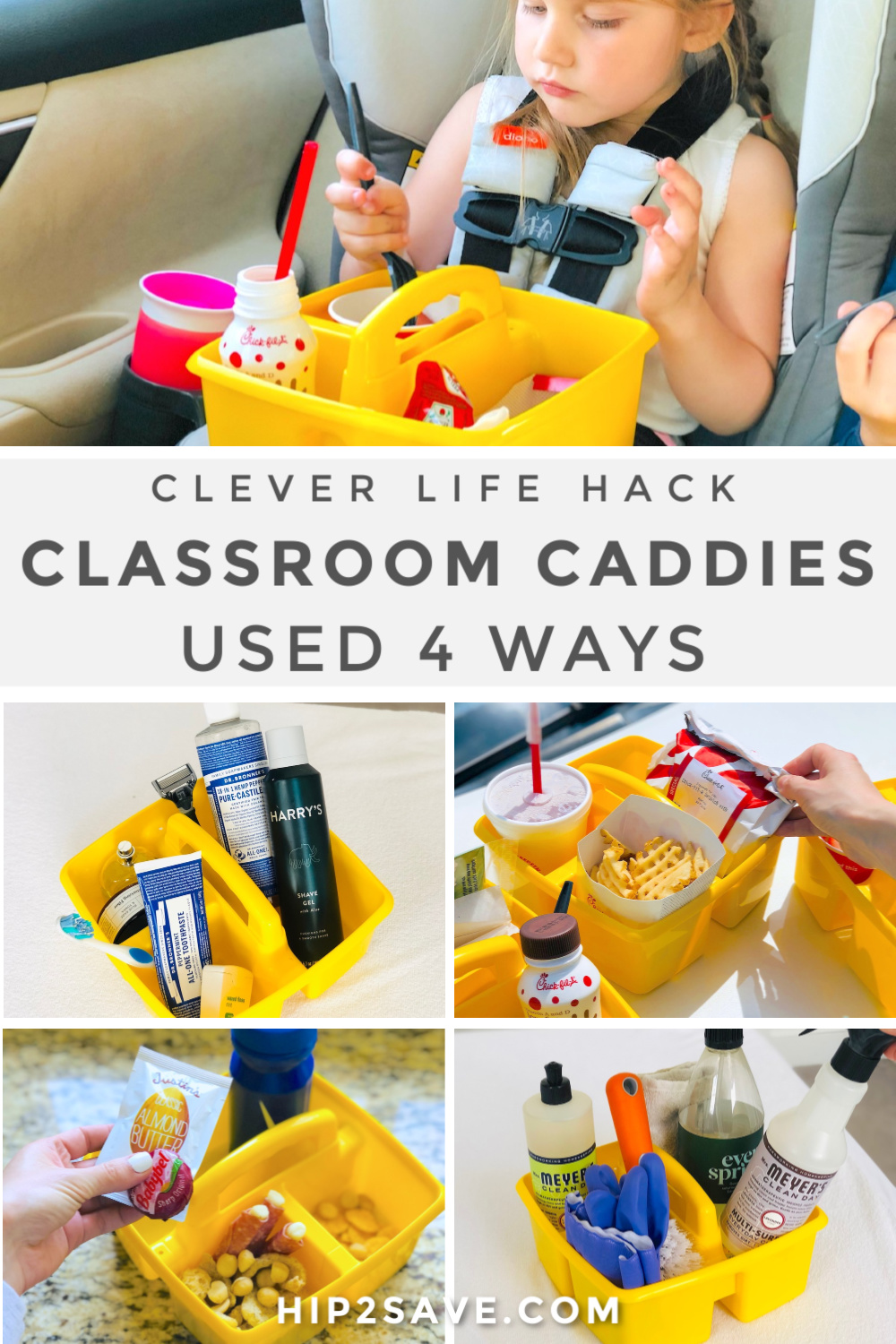 Caddy Organizer Hacks: Fast Food Tray, Cleaning Storage, & More!