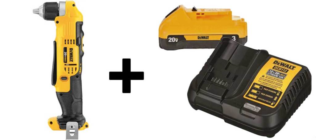cordless drill and battery kit