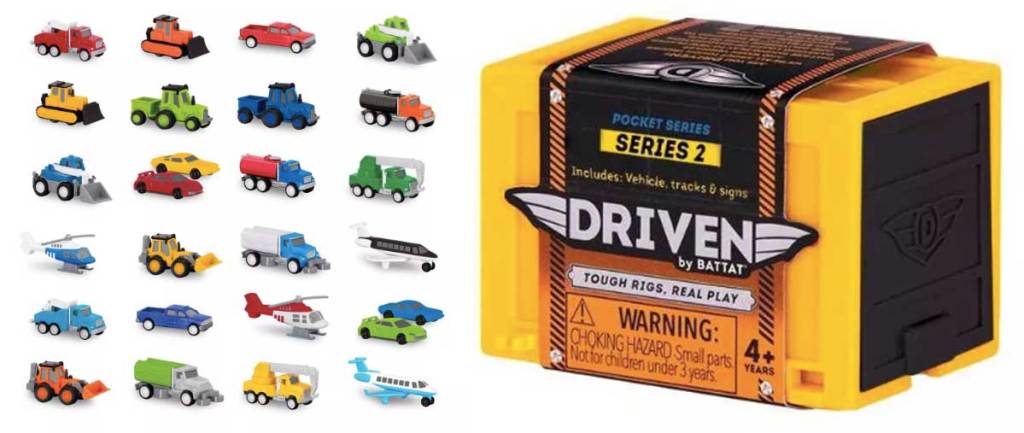 driven pocket cars set with case