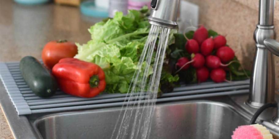 Kitchen Must-Have: This Roll-Up Dish Drying Rack for Just $6.44!