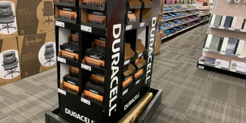 FREE Duracell Batteries 12-Packs After Office Depot Rewards