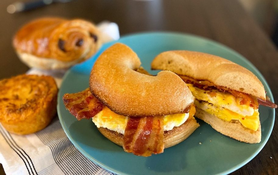 einstein bros egg sandwich