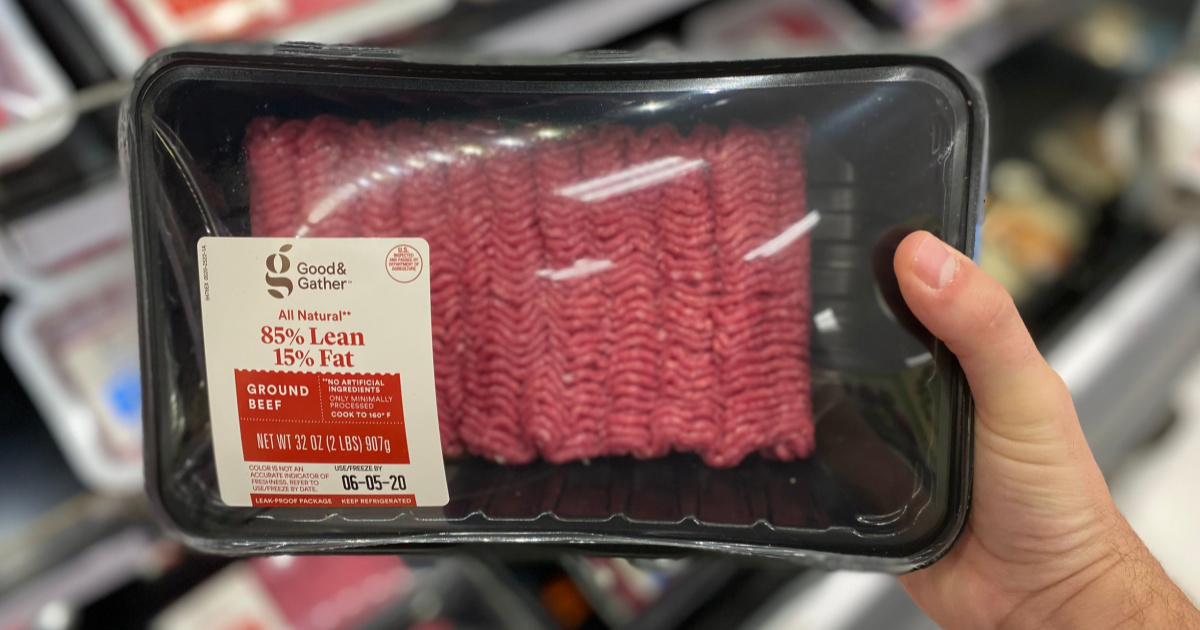 Rare 25 Off Ground Beef at Target