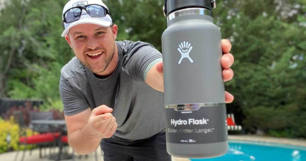 Guy Holding Hydroflask