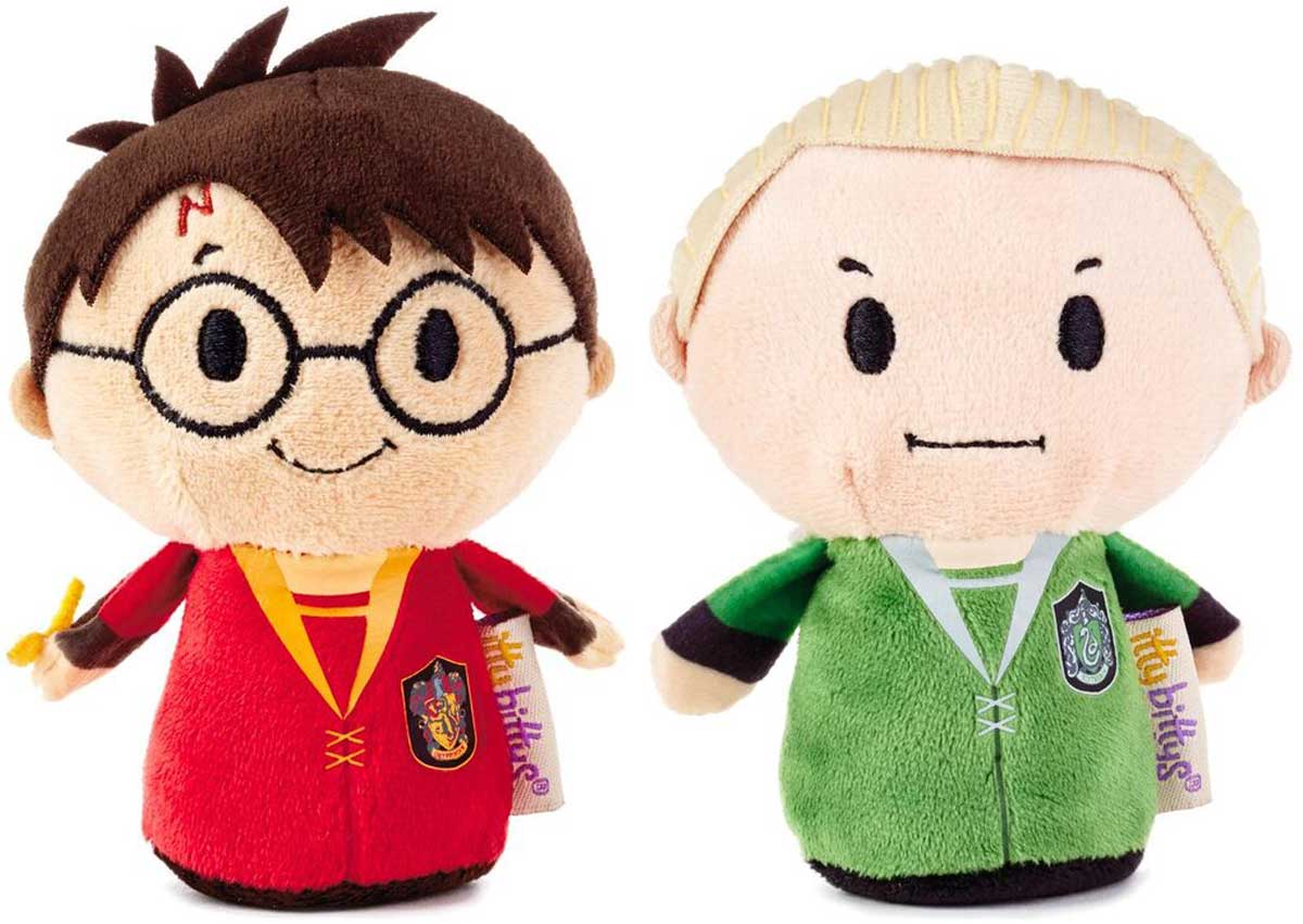 two plush harry potter characters