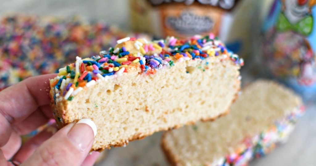 Giant fairy bread ice-cream cake recipe