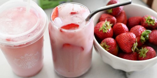 This Copycat Starbucks Pink Drink Recipe is a Refreshing Sip of Summer!