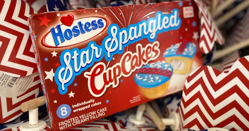 Hostess Star Spangles cupcakes