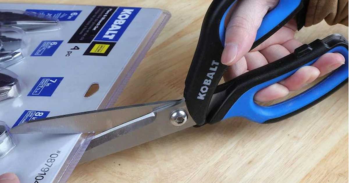 Kobalt Heavy Duty Stainless Steel Scissors 2Pack ONLY 7.98 on Lowes