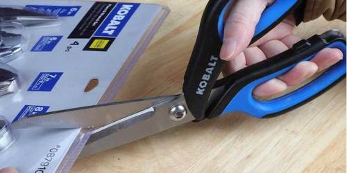 Kobalt Heavy Duty Stainless Steel Scissors 2-Pack ONLY $7.98 on Lowes.com (Regularly $15)