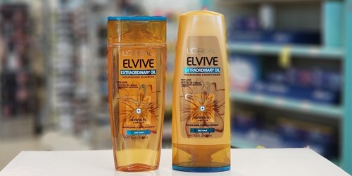 $5 Worth of New L’Oreal Coupons = Elvive Shampoo & Conditioner Just $1.25 Each After CVS Rewards