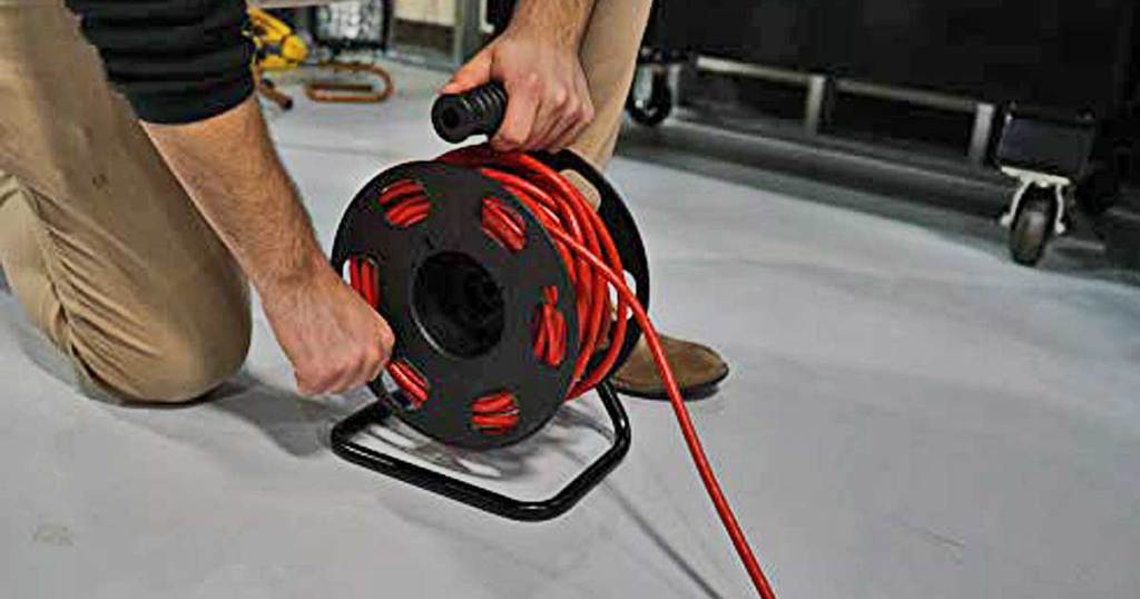 Extension Cord Storage Reel w/ Metal Stand Only $7.29 on Walmart.com  (Regularly $12)
