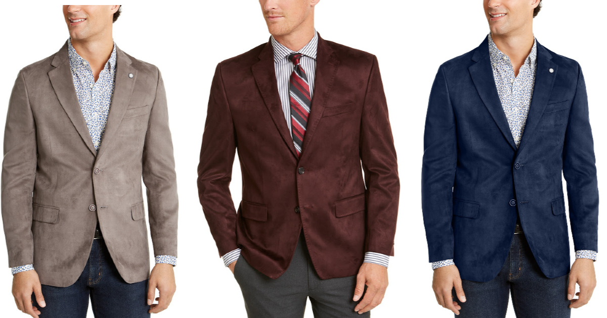 ralph lauren faux suede sport coat