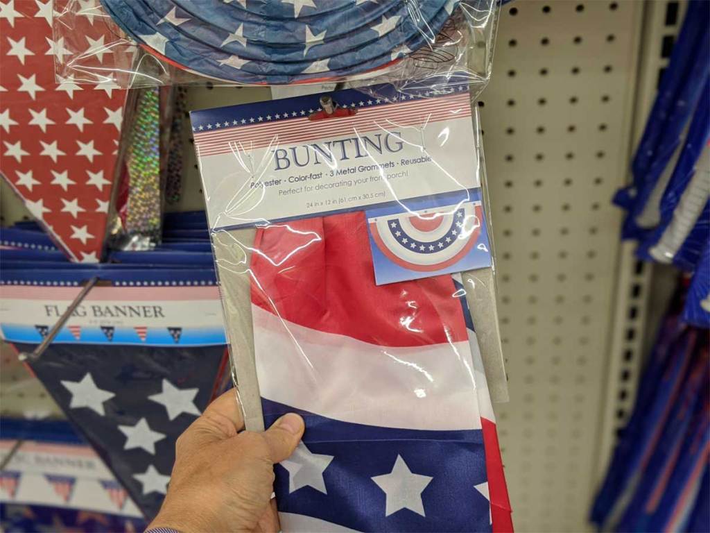 patriotic bunting