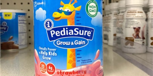 PediaSure Grow & Gain Shake Mix 3-Pack Only $29 Shipped on Amazon | Just $9.78 Each