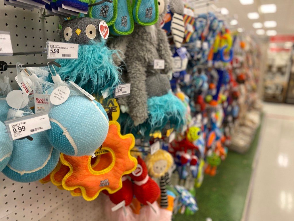 assorted dyson pet toys at target