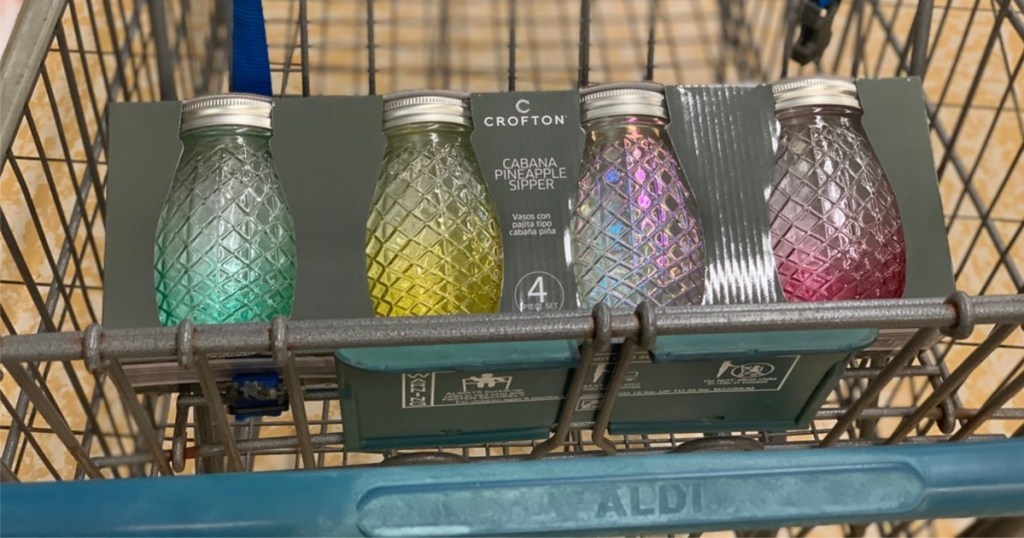 pineapple sippers in cart