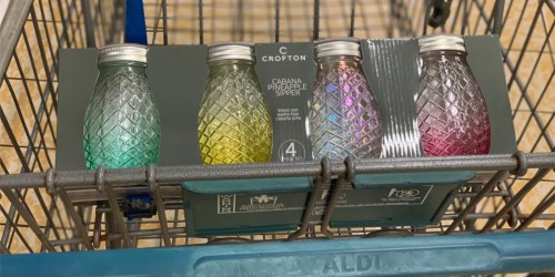 FOUR Cabana Pineapple Sippers Only $6.99 at ALDI