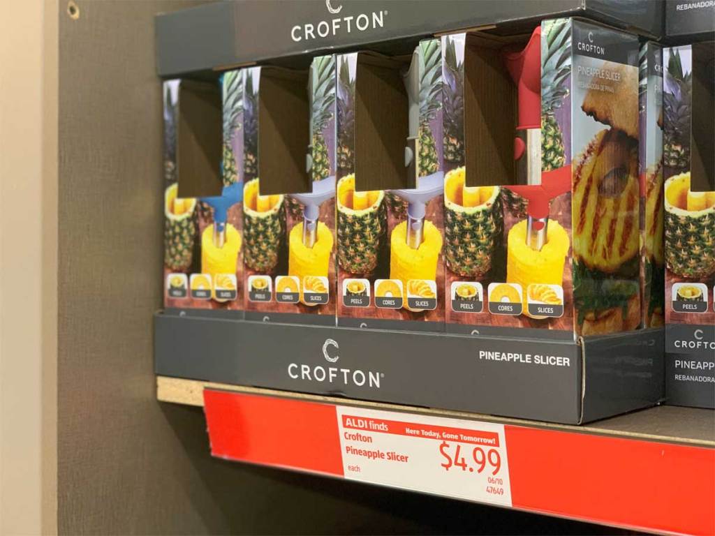 pineapple slicer on shelf in store