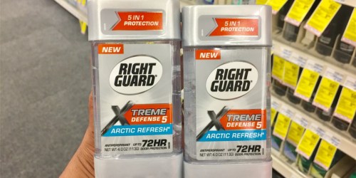 New $4/2 Right Guard Xtreme Defense Coupon