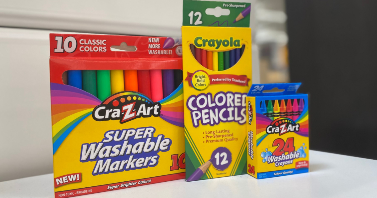 washable colored pencils