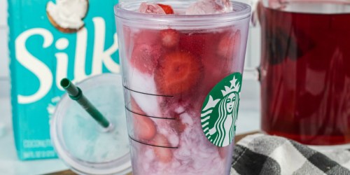 Make Our Copycat Starbucks Pink Drink at Home!