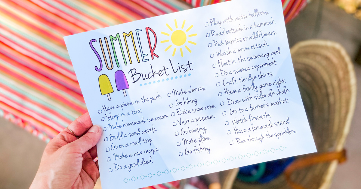 summer bucket list 2022