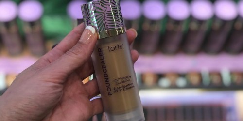 50% Off Highly Rated Tarte Foundation Today Only