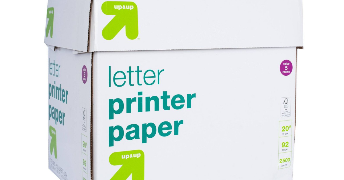 up&up letter printer paper