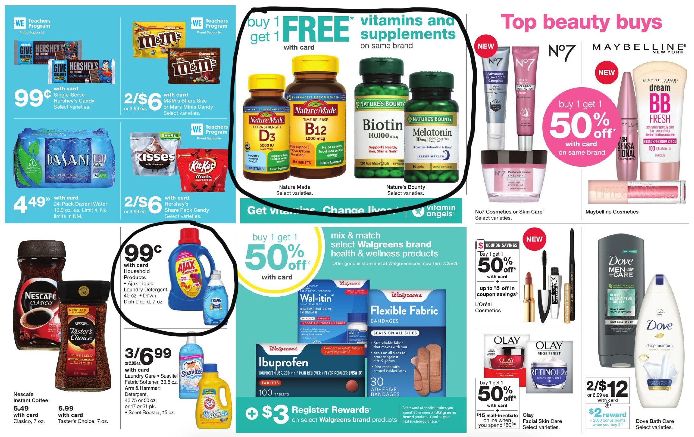 Walgreens Ad Scan For The Week Of 7/19/20-7/25/20 (We've Circled Our ...