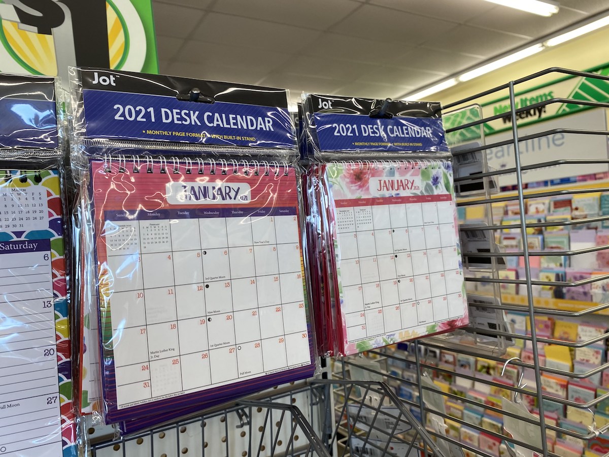 Dollar Tree 2021 Calendar 2021 Dollar Tree Lot Of 3 Calendars   2021 Desk Calendar 