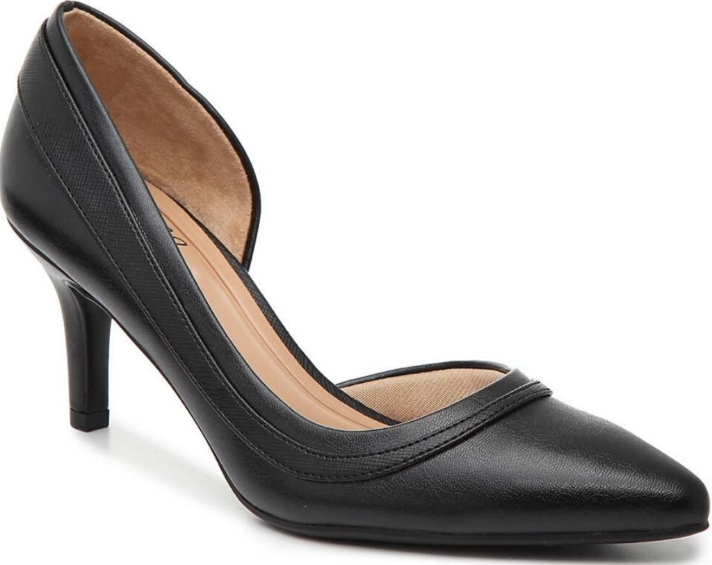 womens leather high heel