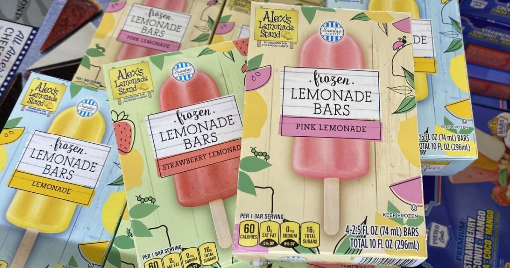 Alex's Lemonade Stand LemonThemed Products at ALDI Portion Of