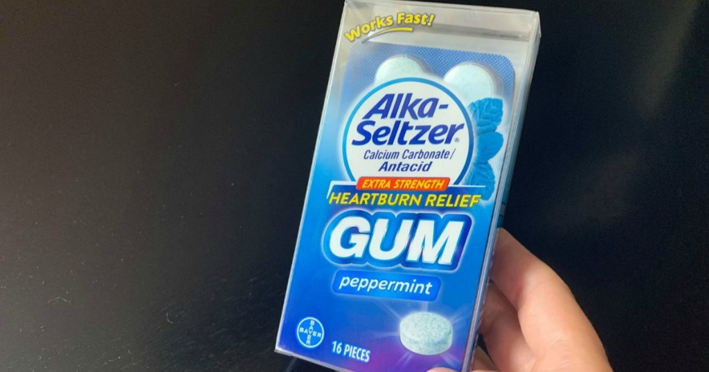Alka-Seltzer heartburn gum