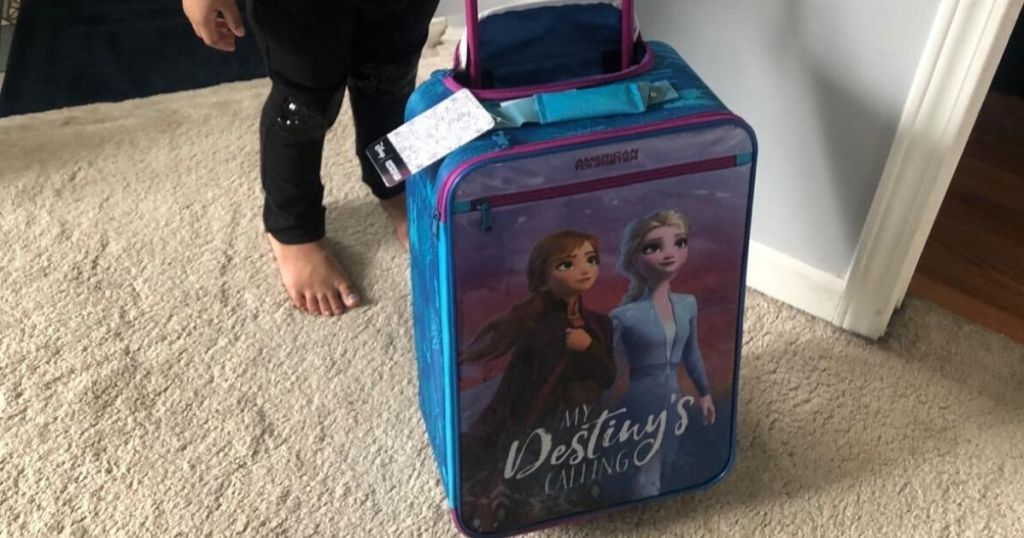 frozen kid's luggage