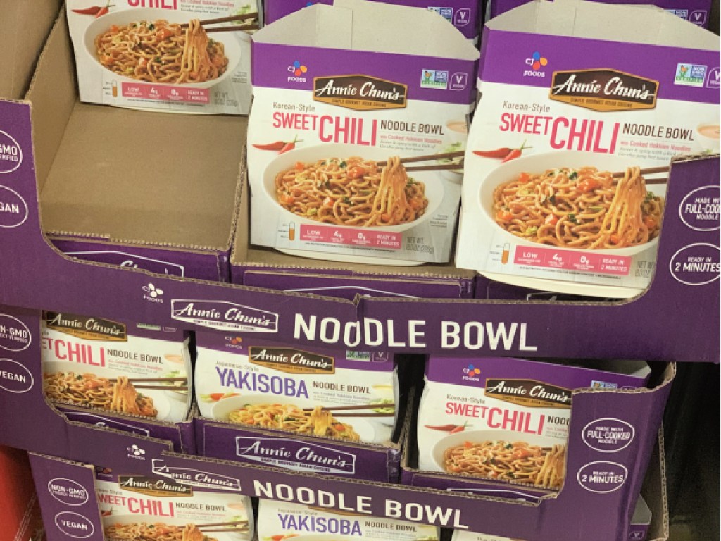 Annie Chun's Sweet Chili Noodle Bowls at ALDI