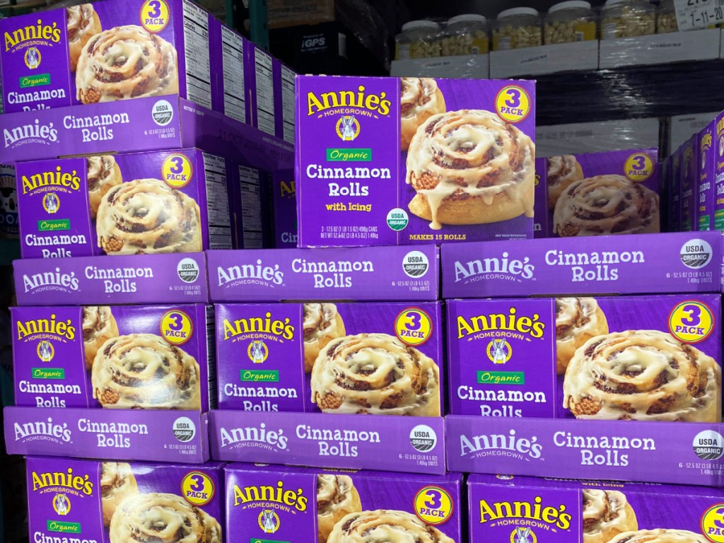 Annie's Organic Cinnamon Rolls w/ Icing 15-Count Box Just $9.99 at