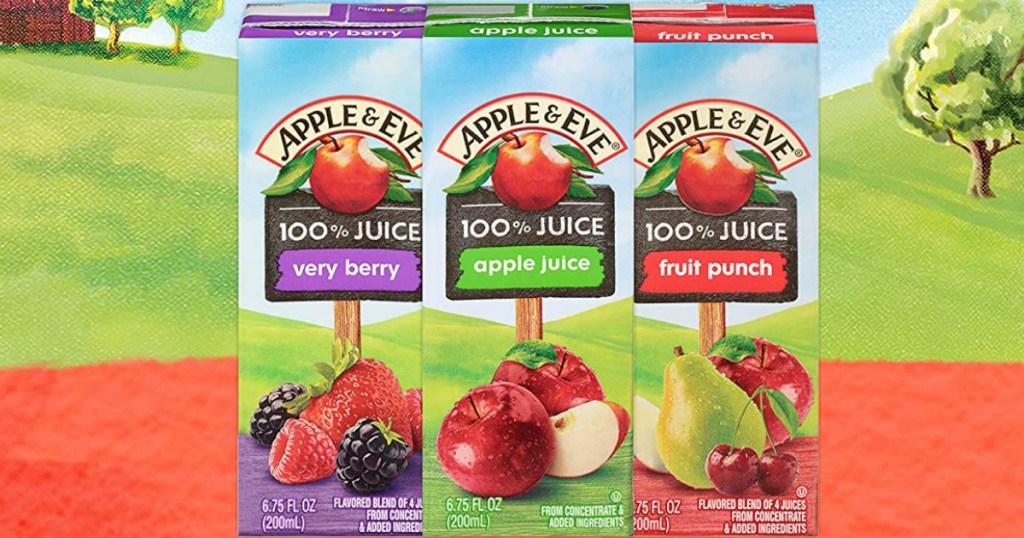 Apple & Eve Juice boxes