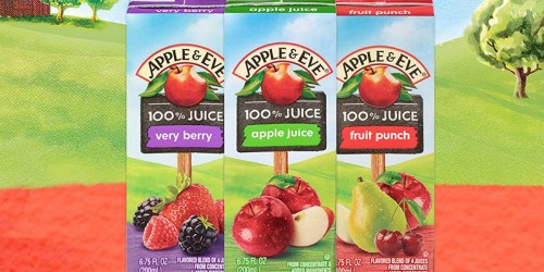 Apple & Eve 100% Juice 32-Count Variety Pack Only $7.92 on Amazon